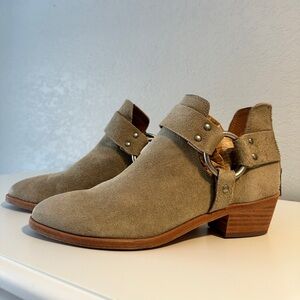 Frye Women's Ray Harness Back Zip Ankle Boot